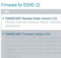       R&S EM100, PR100, EB500, ESMD