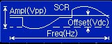 Стандартный сигнал генератора сигналов произвольной формы SCR (Симистор)